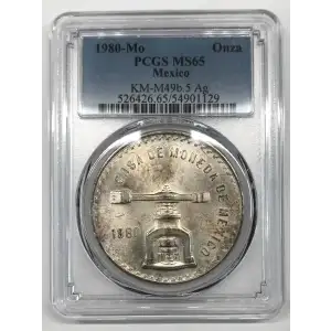 1980-Mo Onza KM-M49b.5  Ag