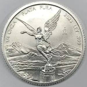 MEXICO Silver 1/4 ONZA (1/4 Troy Ounce of Silver)