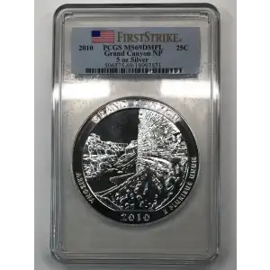2010 5 oz Silver America the Beautiful Grand Canyon National