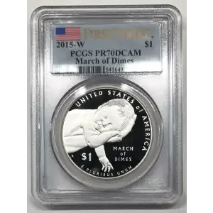 2015-W $1 March of Dimes First Strike, DCAM