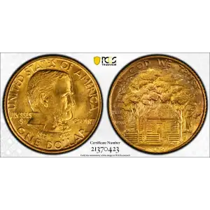 Classic Commemorative Gold--- 1922 Grant, With Star -Gold- 1 Dollar