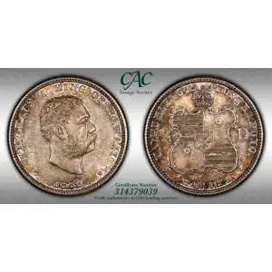 1883 Hawaii 25c