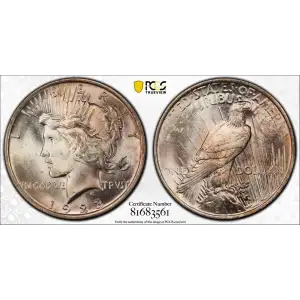 1923 $1 VAM 1A, Whisker Jaw TOP 50