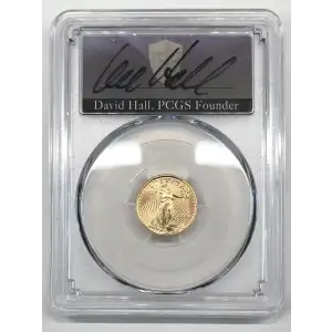 2024 $5 Gold Eagle First Day of Issue David Hall (2)