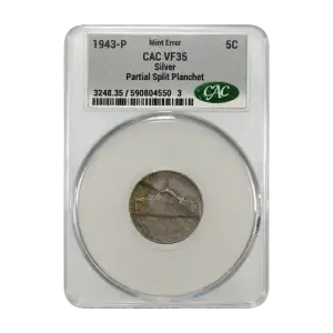 1943-P Silver 5c