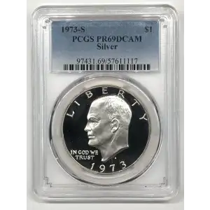 1973-S $1 Silver, DCAM (2)