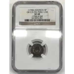 (1758) GR C/S ON PERU 1/2R (4)