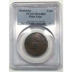 1790s Tkn 1/2P Kentucky, Plain Edge, BN