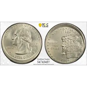 2000-D 25C New Hampshire
