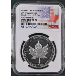 2019 Maple Leaf - U.S. Set Early Releases Pride of Two Nations Set (2)