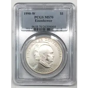 1990-W $1 Eisenhower