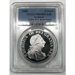 1808 Crown X#25b INA Retro Issue, DCAM