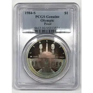1984-S $1 Olympic, DCAM
