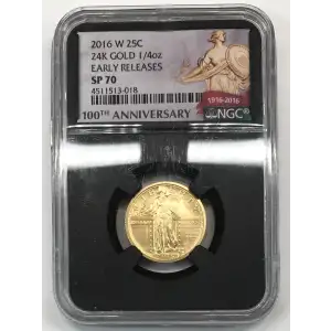 2016 24K GOLD 1/4oz EARLY RELEASES (2)