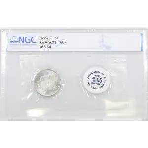 1884 O GSA SOFT PACK