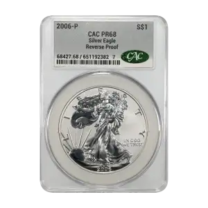2006-P Silver Eagle, Reverse Proof S$1 20th Anniversary (Proof) (2)