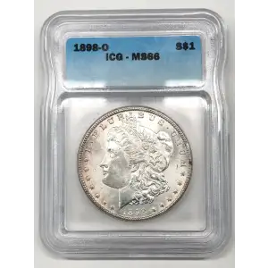 1898 O Morgan Silver Dollar ICG MS-66