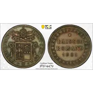 1831-R Baiocco KM-1314 Anno I, BN (2)