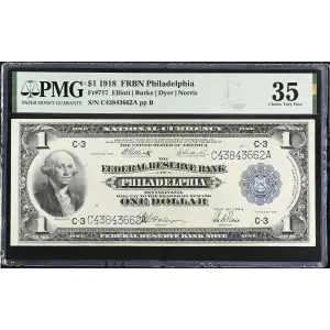 $1 1918  Federal Reserve Bank Notes 717 (2)