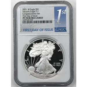 2021 W Heraldic Eagle T-1 FDI Congratulations ULTRA CAMEO