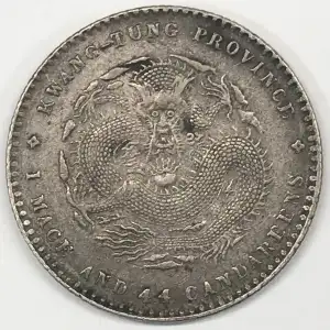 CHINA, PROVINCIAL Silver 20 CENTS