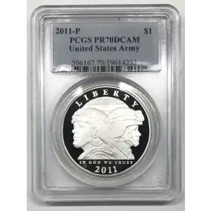 2011-P $1 United States Army, DCAM