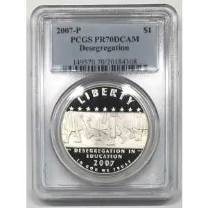 2007-P $1 Desegregation, DCAM