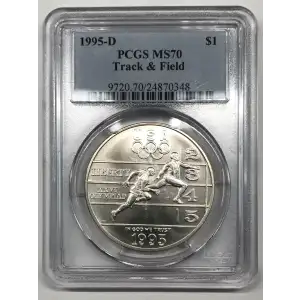 1995-D $1 Track & Field