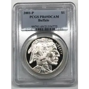 2001-P $1 Buffalo, DCAM