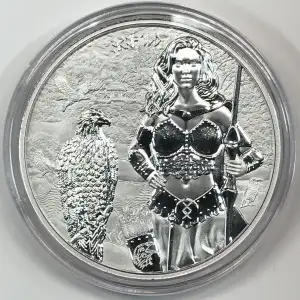 2025 Germania Valkyries: Arnhild 1 oz Silver Round 5 Mark (3)