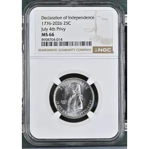 1776-2026 Declaration of Independ. July 4th Privy (2)