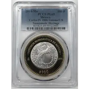 2014-Mo 100 P Carlos IV 1806 Guiana C/S Numismatic Heritage