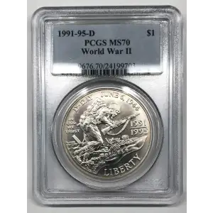 1991-95-D $1 World War II