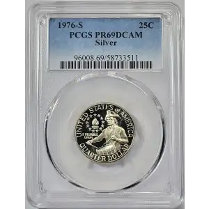 1976-S 25C Silver, DCAM (4)
