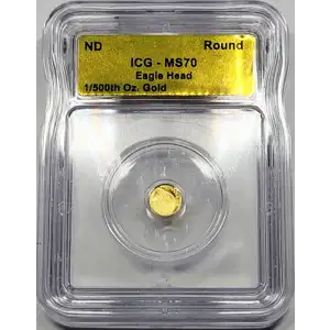 1/500 oz Gold (BAR/ROUND) (3)