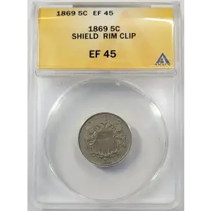 Nickel Five Cent Pieces-Shield 1866-1883