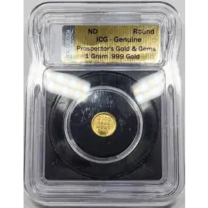 - 1 Gram Gold ICG Genuine Prospector's Gold & Gems .999 generic (2)