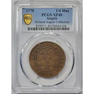 ANGOLA Copper 1/4 MACUTA