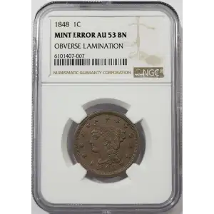 Large Cents - Braided Hair Cent (1839-1857)