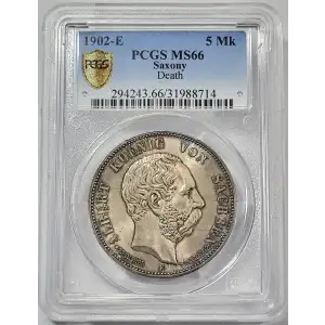 GERMAN STATES Silver 5 MARK