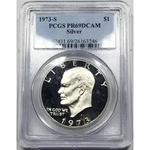 1973-S $1 Silver, DCAM (3)