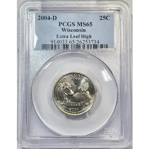 2004-D 25C Wisconsin Extra Leaf High (4)