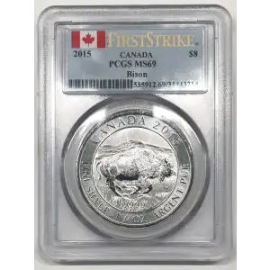 2015 $8 Bison First Strike