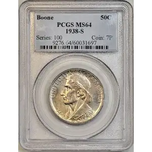 1938-S 50C Boone