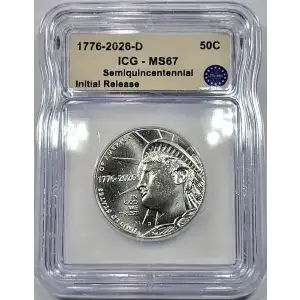 Semiquincentennial Half Dollar