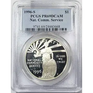 1996-S $1 Nat. Comm. Service, DCAM (4)