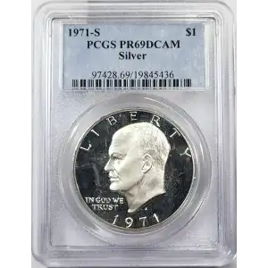 1971-S $1 Silver, DCAM (3)