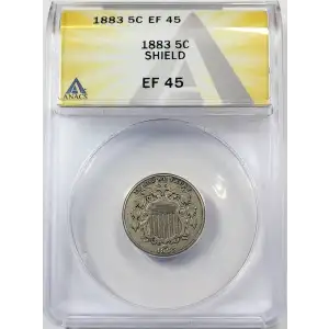 Nickel Five Cent Pieces-Shield 1866-1883