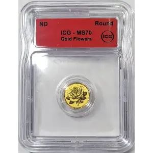1/1000 oz Gold (BAR/ROUND)
