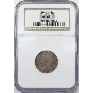 Nickel Five Cent Pieces-Liberty Head 1883-1913